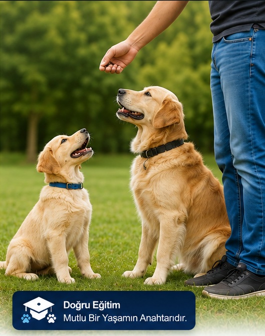 Yavru ve yetişkin köpek eğitimi